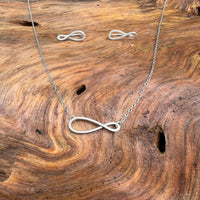 Infinity Necklace Handmade with Sterling Silver