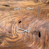 Infinity Necklace, Handmade, 14K Gold Filled