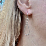 Infinity Earrings, Handmade with Sterling Silver