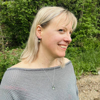 Pentagonal Necklace with Healing Gemstones in Sterling Silver or 14K Gold Filled