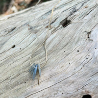 Teardrop Necklace with Healing Gemstones