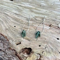 Teardrop Earrings with Healing Gemstones