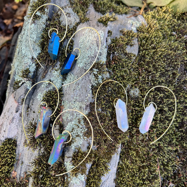 Angel Aura Quartz Wire Wrapped Crystals – Joy of Eden