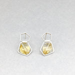 Goddess Power Earrings Handmade with Sterling Silver & Citrine