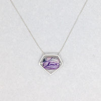 Goddess Power Pendant Handmade with Sterling Silver and Charoite