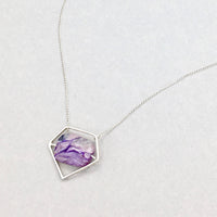 Goddess Power Pendant Handmade with Sterling Silver and Charoite